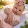 iCradle Lifelike Reborn Baby Dolls 19 Inch Soft Body Realistic Newborn Baby Doll Real Life Baby Dolls Girl Blue Eyes Best Birthday Present for Kids Age 3+ view 1