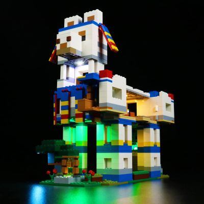 Brick Shine GC Light kit for The Llama Village 21188 (Model Set is not Included) (Light Control)