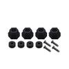 Alin-Z 4PCS 5Mm to 12Mm Wheel Axle Shaft Combiner Wheel Hex Adapter for WPL D12 C24 B36 MN D90 MN99S RC Car Upgrade Parts ( Color : Black ) view 1