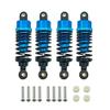 4Pcs Aluminum Alloy Shock Absorbers Damper Set for Tamiya TT-01 TT01 TT-02 TT02 1/10 RC Car Upgrade Parts ( Color : Red ) view 2