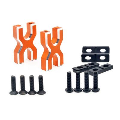 Alin-Z Metal Brake System Servo Mount 8595 for ZD Racing DBX-07 DBX07 EX-07 EX07 1/7 RC Car Upgrade Parts Spare Accessories ( Color : Orange )