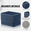 Vicenpal 8 Pack Card Deck Case Bulk, Sleeved Leather Card Boxes, Magnetic Card Game Box with Sleeves for 100 Plus Playing Cards Box Compatible with MTG/TCG, 8 Colors(Horizontal Style) view 3