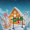 11 Pcs Christmas Doll Clothes Accessories Include Red Green Knitted Sweater Skirts Attachable Santa Snowman Gloves Socks Xmas Tree Decals Christmas Doll Outfit Dress Gift for Holiday Xmas view 4