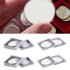 10Pcs Coin Capsules Holder, Acrylic Square Coin Case Dollar Coin Holder Display Case Coin Storage Organizer Box for Collectors view 3