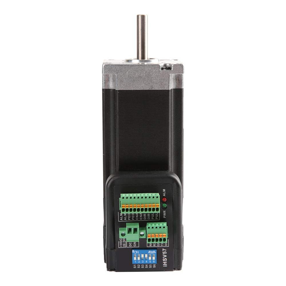Servo Motor, 180W 3000rpm 0.6Nm Integrated Servo Motor DC36V IHSV57-30-18-36