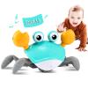 control future Crawling Crab Baby Toy - Infant Tummy Time Toys 3 4 5 6 7 8 9 10 11 12 Babies Boy 3-6 6-12 Learning Crawl 9-12 12-18 Walking Toddler 36 Months Old Music Development 1st Birthday Gifts view 1