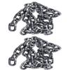 2 Pcs Halloween Chain, 3.2 FT Halloween Props Fake Chains, Plastic Chain Links for Decor Haunted House, Prisoner Theme, Scary Party Horror Props view 1