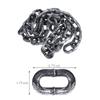 2 Pcs Halloween Chain, 3.2 FT Halloween Props Fake Chains, Plastic Chain Links for Decor Haunted House, Prisoner Theme, Scary Party Horror Props view 4
