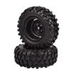 Alin-Z 4pcs 96mm 1.9 Inch Rubber Tires/Tyres and Wheel Rims for Axial SCX10 D90 Tamiya CC01 1:10 RC Rock Crawler Car view 3