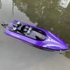 Ssccgym 2.4G 4ch Remote Control Racing Speed Boat Fast 25km/h with LED H100 H112 H122 for Boys Kids Adults Lake Pool Seas (Purple) view 1