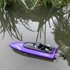 Ssccgym 2.4G 4ch Remote Control Racing Speed Boat Fast 25km/h with LED H100 H112 H122 for Boys Kids Adults Lake Pool Seas (Purple) view 3
