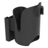 2-in-1 Universal Stroller Cup Holder with Phone Slot  Adjustable Bottle Holder for Strollers, Wheelchairs, Walkers & Scooters, Black view 4