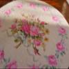 1?12 Scale Victorian Era Aubusson Design Round Miniature Rug Pink Rose Garland view 2