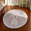 1?12 Scale Cute Bunny Bird Design Round Miniature Rug view 3