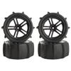 GDOOL 1/10 RC Paddle Tires Wheels 12mm Hex Snow Grass Tyer PX9200-29A for High Speed 9125 X07 X08 X17 RC Cars 9201E 9205E 9206E 200E 201E RZ001G-A 104009 2995 Trucks(4 Pieces) view 1