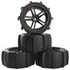GDOOL 1/10 RC Paddle Tires Wheels 12mm Hex Snow Grass Tyer PX9200-29A for High Speed 9125 X07 X08 X17 RC Cars 9201E 9205E 9206E 200E 201E RZ001G-A 104009 2995 Trucks(4 Pieces) view 2