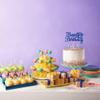 Gyufise 1Pc Happy 18th Birthday Cake Topper Blue Glitter 18th Birthday Cake Pick Cheers to 18 Years Old Eighteen Fabulous Cake Decorations for 18th Birthday Wedding Anniversary Party Supplies view 4