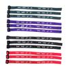 AMERICAN WIT Colorful W.W.J.D. Webbing Bracelets (12 Pack) (What would Jesus do?) Colors: black, army green, purple, bright red Religious Christian Wristband, view 1