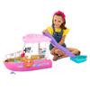 Barbie Dream Boat Playset with 20+ Ocean-Themed Accessories Sized to Fashion Dolls Including Pool, Slide & Dolphin view 1