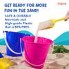 Beach Pail and Shovel Toy Set for Toddler 1-3 Includes 6.75 Inch Colorful Plastic Beach Buckets and Shovels for Sand Castle Building, Party Favors Decoration for Boys Girls Sandbox Toys (12 Pack) view 2