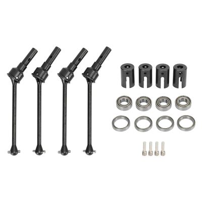 RC Drive Shaft High Carbon Steel Wear RC CVD Drive Shaft for Maxx for and Other 1/10 RC Car Black