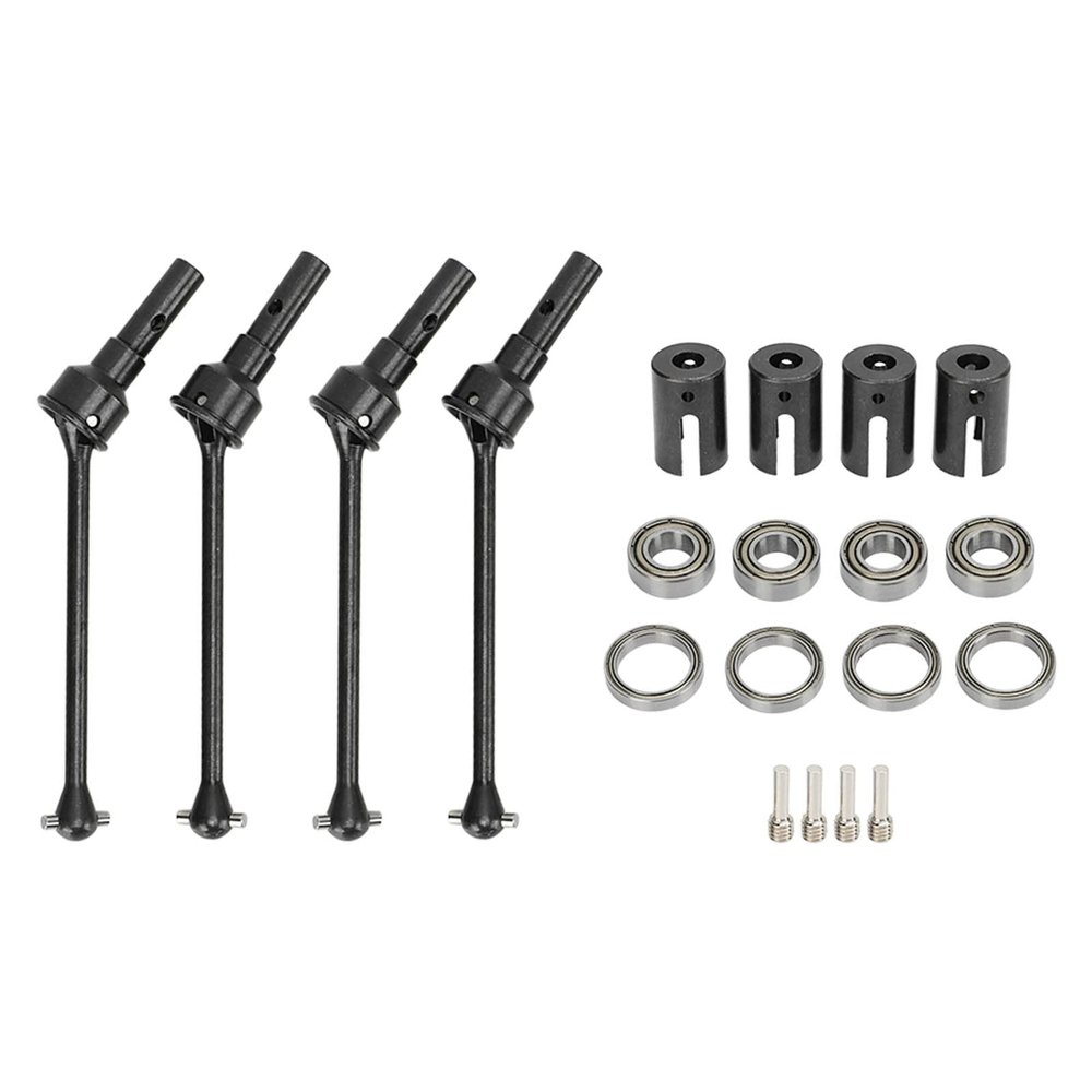 RC Drive Shaft High Carbon Steel Wear RC CVD Drive Shaft for Maxx for and Other 1/10 RC Car Black