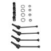 RC Drive Shaft High Carbon Steel Wear RC CVD Drive Shaft for Maxx for and Other 1/10 RC Car Black view 3