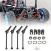 RC Drive Shaft High Carbon Steel Wear RC CVD Drive Shaft for Maxx for and Other 1/10 RC Car Black view 4
