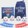 PlaySmart Dice Deluxe: Sharpen Math Skills at Home, in School and On The Go with Uniquely Numbered Math Dice and 11 Fun Math Games That Help Kids Master Mental Math. view 4