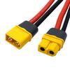 XT60 XT60h Male to XT60h XT-60 Female Connector with 1M 12AWG Silicon Wire for RC Lipo Battery FPV Drone view 3