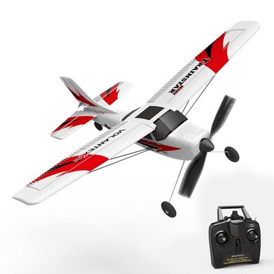 QAQQVQ Fixed-Wing RC Glider 3-Channel Foam RC Aircraft Free Assembly RC Trainer with Blade Drop Protector Outdoor Flying Toy Boy Girl Adult Gift
