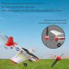 QAQQVQ 1020 Coreless Motor RC Fighter 4-Channel RC Glider 360one Key Rollover Aerobatic Aircraft Children Outdoor Flying Toy Simulation Aviation Model Boy Birthday Present view 4