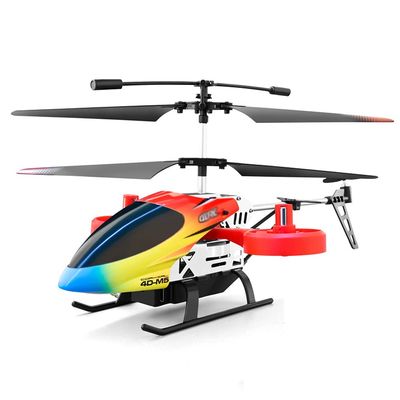 QAQQVQ 3.5 Channel RC Helicopter Simulation Aviation Model Alloy Side Fly RC Aerobatic Aircraft Delivery of Dual Batteries Life Time 40 Minutes Children Flying Toy