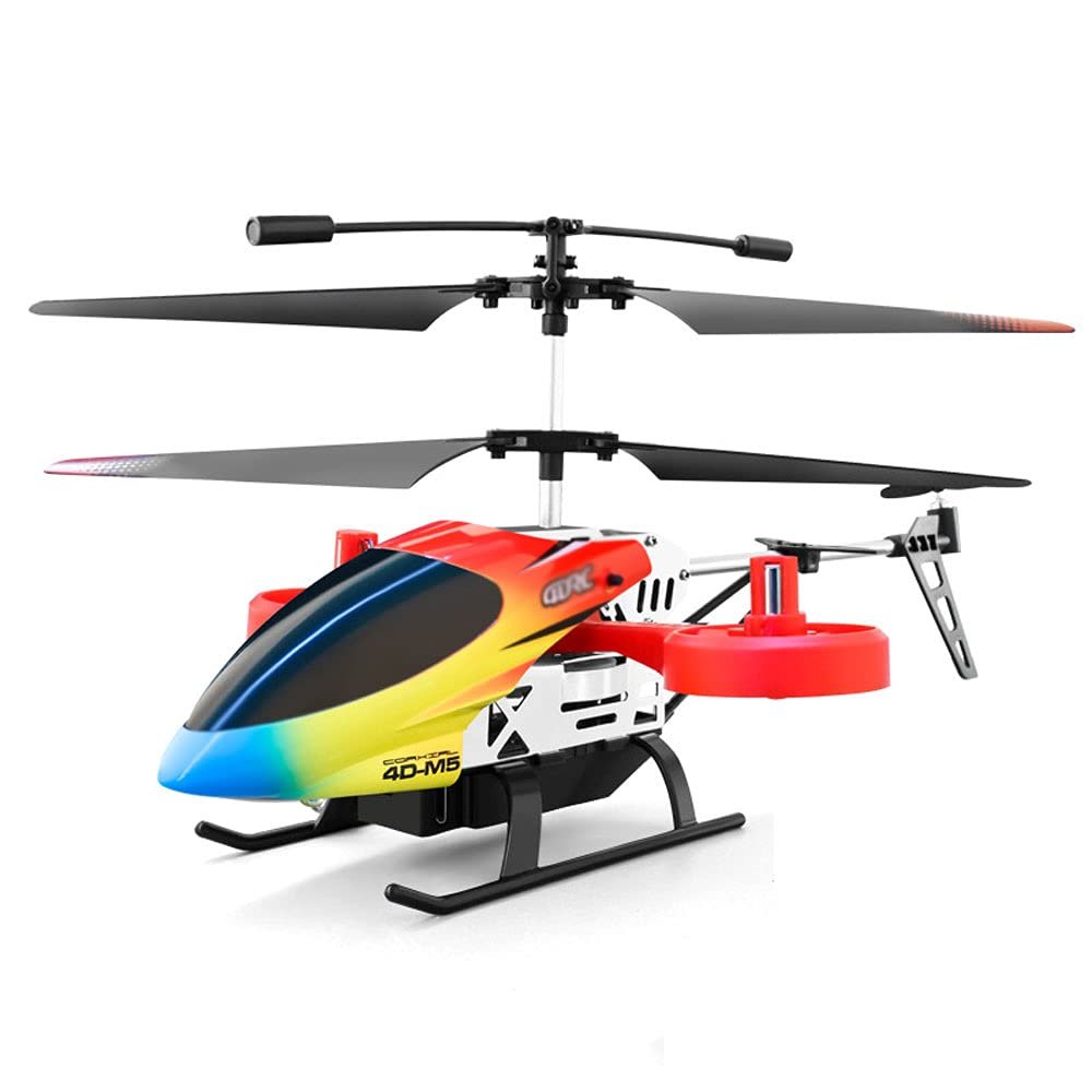 QAQQVQ 3.5 Channel RC Helicopter Simulation Aviation Model Alloy Side Fly RC Aerobatic Aircraft Delivery of Dual Batteries Life Time 40 Minutes Children Flying Toy
