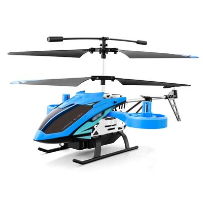 QAQQVQ 3.5 Channel RC Helicopter Simulation Aviation Model Alloy Side Fly RC Aerobatic Aircraft Delivery of Dual Batteries Life Time 40 Minutes Children Flying Toy