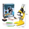Lab Microscope Slides 100X-400X-1200X Portable Microscope Kit Microscope Parts (Color : Yellow) view 2