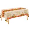 Gatherfun Fall Thanksgiving Decorations, Disposable Tablecloth, Plastic Table Cover for Autumn Party Decorations and Thanksgiving Party Decorations, 3 Pack, 54x108 view 1