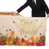 Gatherfun Fall Thanksgiving Decorations, Disposable Tablecloth, Plastic Table Cover for Autumn Party Decorations and Thanksgiving Party Decorations, 3 Pack, 54x108 view 4
