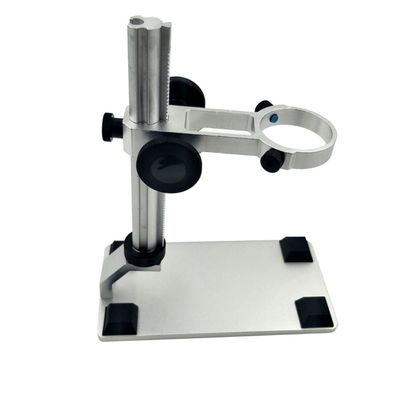 Microscope Accessories Kit 32-34mm Magnifier Al-Alloy Stent Set Universal Aluminum Table Stand Holder Microscope Slides