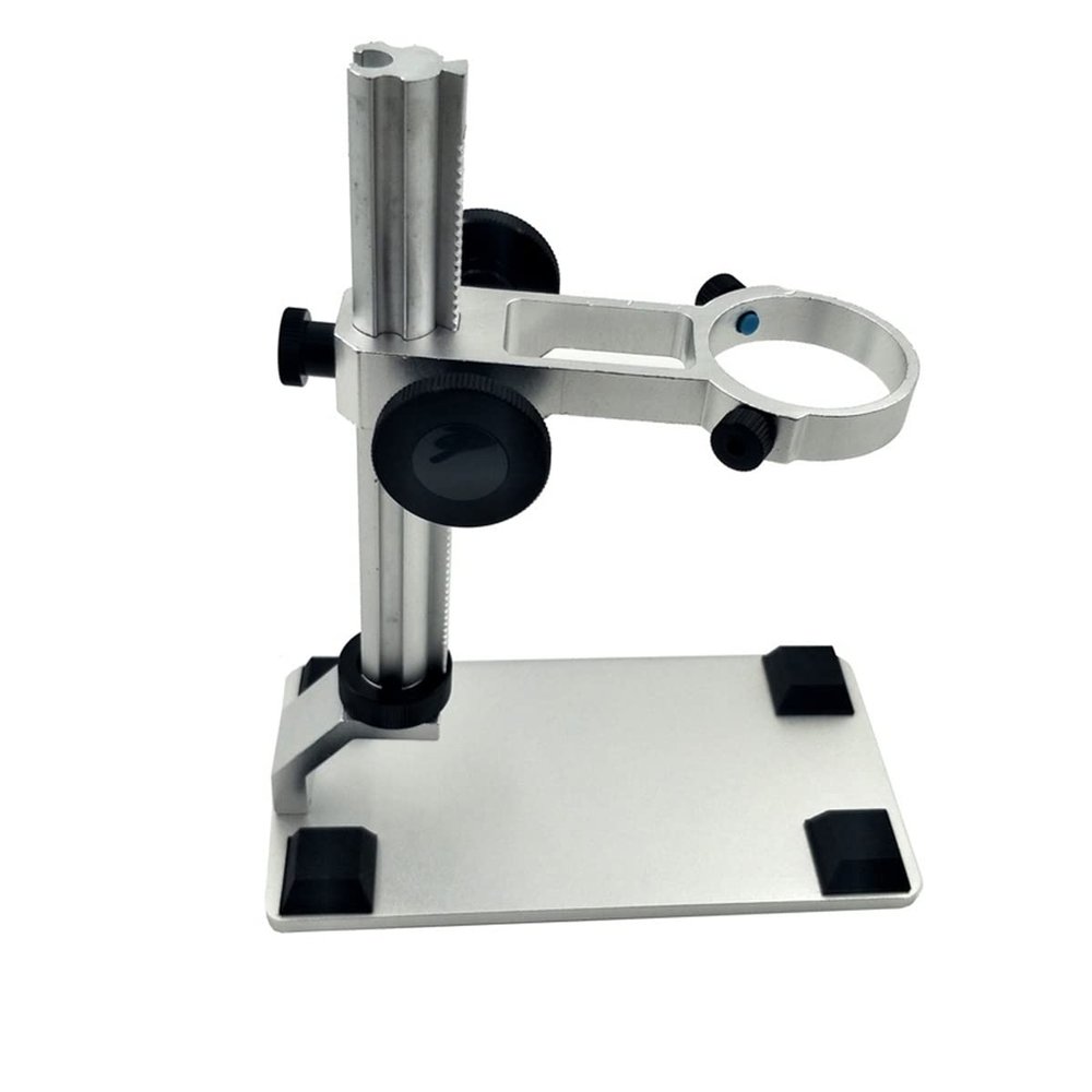Microscope Accessories Kit 32-34mm Magnifier Al-Alloy Stent Set Universal Aluminum Table Stand Holder Microscope Slides