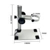 Microscope Accessories Kit 32-34mm Magnifier Al-Alloy Stent Set Universal Aluminum Table Stand Holder Microscope Slides view 2