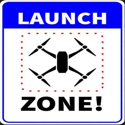 Drone Launch Zone, Drone Launch, Launch Zone, Drone Parking, Drone Decor, Kid Drone Room, Drone Gift, Drone Hobby- Quality Metal Decorations 8x12 Inches,Fun Kitchen Decor, Funny Bar Signs, Vintage Kitchen Signs