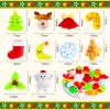 Christmas Goodie Bag Stuffers 42 Pcs Christmas Squishies Toys for Kids Bulk Mochi Squishies Fidget Stress Relief Toy Stocking Stuffers Christmas Party Favors Xmas Gifts view 4