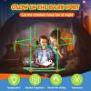 Getatoy Fort Building Kit for Kids - 100 Pcs Glow in The Dark Creative STEM Building Toys, Fun Fort Indoor Outdoor Toys Gift for Boys & Girls Age 5 6 7 8 9 10 Year Old view 2