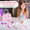 Pretend Play Makeup Kit for Little Girls with Unicorn Purse : Fake (Not Real) Make up Toy Set for Toddler and Kids - Includes Phone with Sounds, Princess Birthday Gift Set for Ages 3 4 5 6 7 8 Years view 2