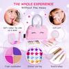 Pretend Play Makeup Kit for Little Girls with Unicorn Purse : Fake (Not Real) Make up Toy Set for Toddler and Kids - Includes Phone with Sounds, Princess Birthday Gift Set for Ages 3 4 5 6 7 8 Years view 4