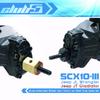 Club 5 Racing Brass Extended Wheel Hex (13 mm) w/ Steel Stub Axle for SCX10 III Portal Axle view 3