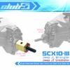 Club 5 Racing Brass Extended Wheel Hex (13 mm) w/ Steel Stub Axle for SCX10 III Portal Axle view 4