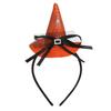 Dzrige Halloween Witch Hat Headband Witch Spider Web Headwear Witch Hat Headpiece Accessories for Halloween Party Cosplay (Orange) view 1