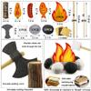 45 PCS Pretend Play Campfire Toy for Kids, Toddler Camping Toys Play Set Felt Campfire Playset with Pretend Cutting Fruits, Plush Fake Fire for Boys Girls Age 3 4 5 6 7 view 3